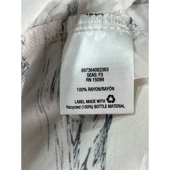 Outdoor Life Shirt Mens XL Button Down White Boat Beach Short Sleeve Rayon - Picture 5 of 7